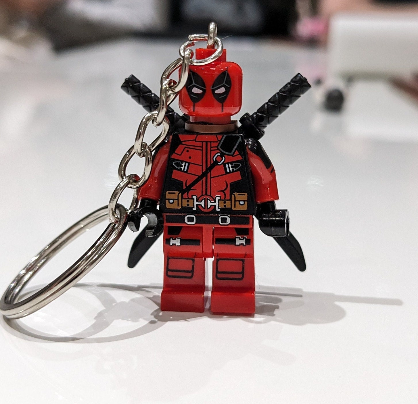 Keyring Deadpool Mini Figure Keyring Etsy UK