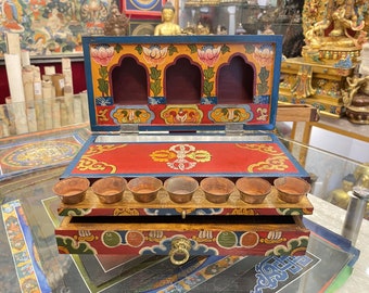 Table Top Altar . Beautifully Handcrafted 3 Tier Buddhist Table Top Altar . Beautifully Handcrafted 3 Tier Buddhist