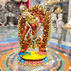9cm, Vajrayogini Statue, High Quality, Traditional Color Finishing, Handmade in Nepal