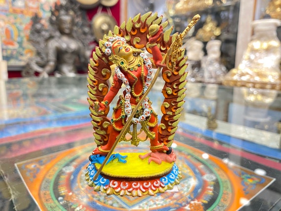 9cm, Vajrayogini Statue, High Quality, Traditional Color Finishing, Handmade in Nepal
