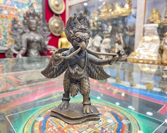 13cm, Garuda Statue, Bronze Statue, Rare Find, Antique Finish