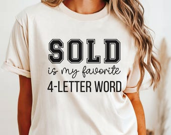 Funny Realtor Shirt: Comfort Colors Real Estate Agent Gift