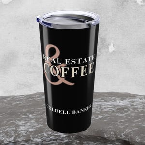 Personalized Realtor Travel Mug Custom Custom Coffee and Real Estate Tumbler Gift Real Estate Agent Gift Ideas for Mom Dad Aunt Sister