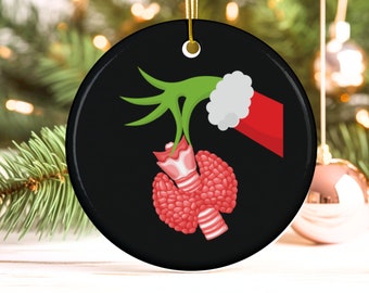 Custom Thyroid Christmas Ornament, Thyroid Cancer Support Gift, Endocrinology Nurse Practitioner, Endocrinologist Holiday Gift
