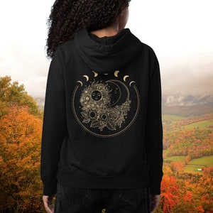 トップス MOON TREE PLANET - Hoodie black MOON TREE PLANET - Hoodie black | MOON TREE PLANET