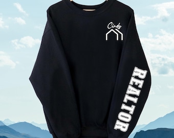 Custom Realtor Sweatshirt: Personalized Real Estate Crewneck