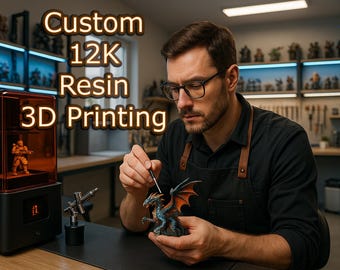 Custom resin 3D printing / 12K resin printing / On-demand printing / Rapid prototyping/custom design