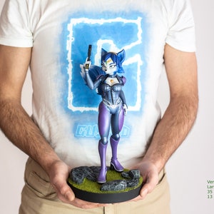 3D figure Krystal - Star Fox - Figure - Print 3D - Resin- Player's gift. Star Fox Adventures gifts. Geek gifts