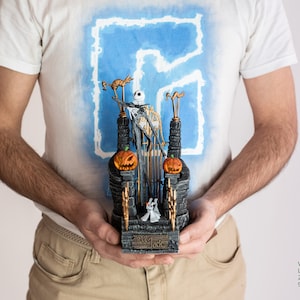 Diorama Jack Skellington with led lights