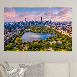Central Park NYC Print: Manhattan Cityscape Wall Art