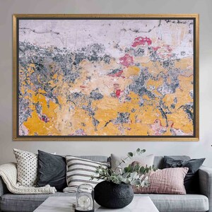 Abstract Plaster 3D Canvas: Modern Glass Wall Art