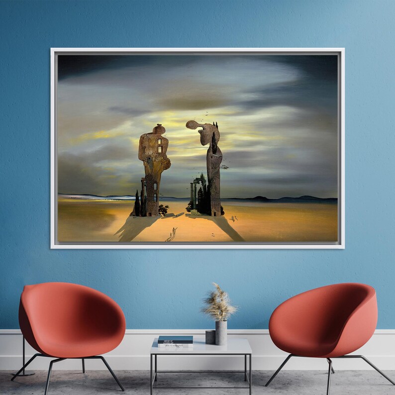 Salvador Dali Glass Decor, Archeological Reminiscence Millet's Angelus