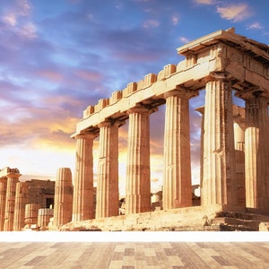 Parthenon Wallpaper Mural: Acropolis of Athens Wall Art