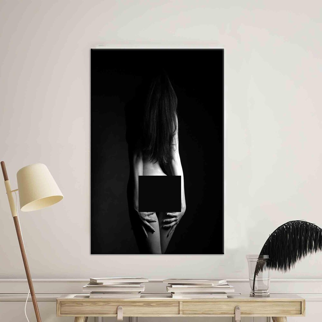 Nude Art Wall Decor Woman Butt Art Wall Decor Nude Woman Body Wall 