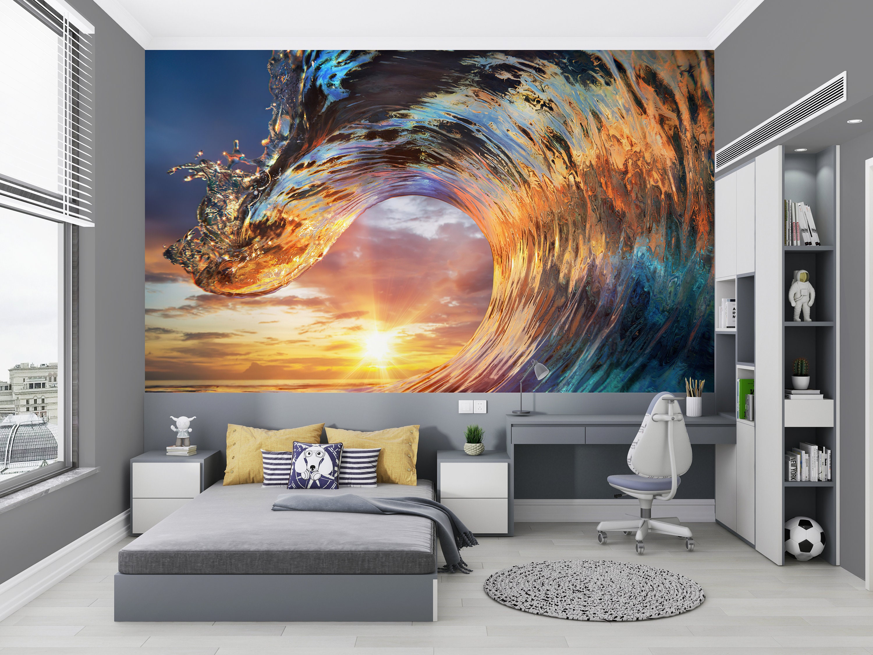 Printable Wall Art 3D Wall Mural Accent Wall Gift for the - Etsy