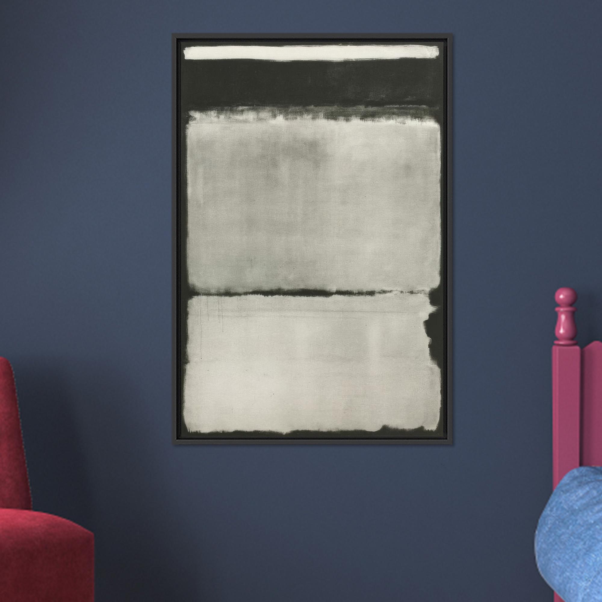 Mark Rothko Gray Square Mark Rothko Style Abstract Art: Gray Modern Canvas Print - Etsy