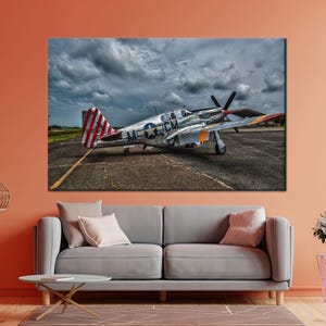 Fighter Plane Glass Wall Art: Personalized Man Cave Decor