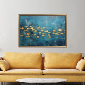 Beautiful view of Fish Blue Glass Decoration