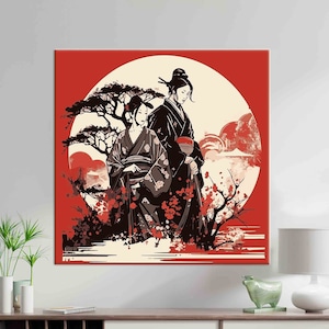 Framed 3d Geisha - Etsy
