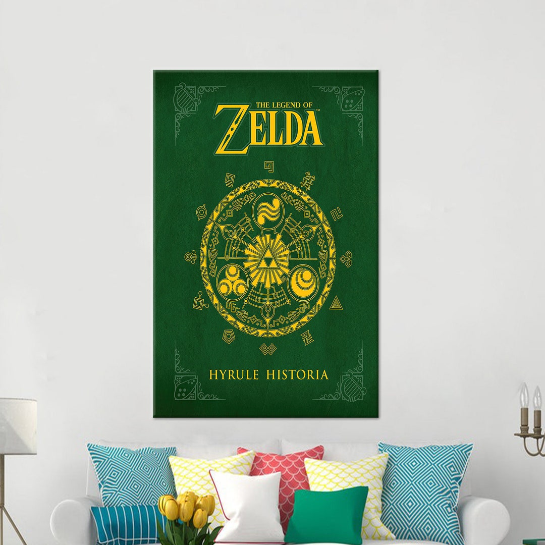 The Legend of Zelda Wall Art, Zelda Canvas Art Decor, Trendy Canvas