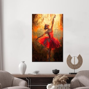 Ballerina Printed, Abstract Wall Decor, Bohemian Decor Art, Personalized Glass Art, Woman Art Wall Decor, Modern Wall Art, Home Decor Art,