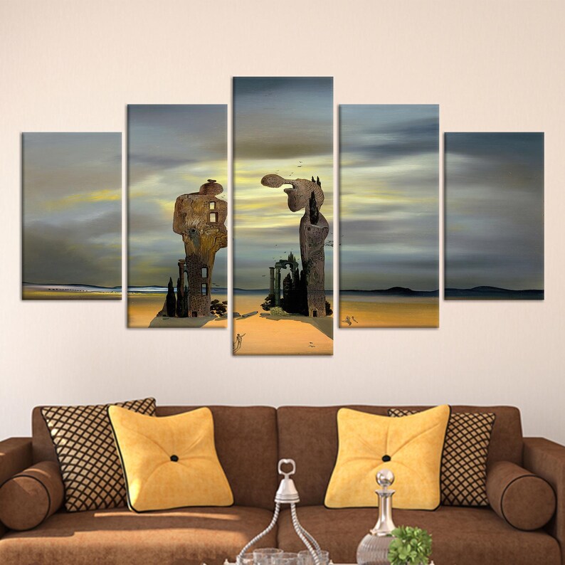 Salvador Dali Glass Decor, Archeological Reminiscence Millet's Angelus