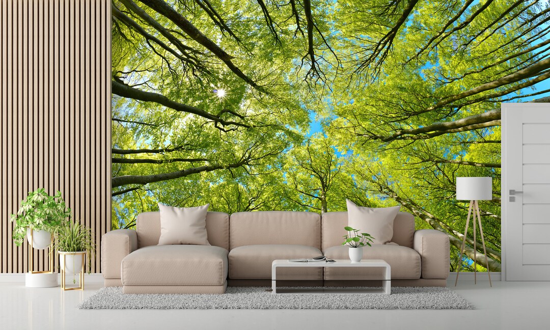 Wall Art Decor, Wall Paper Peel and Stick, Landscape Wallpaper, Gift