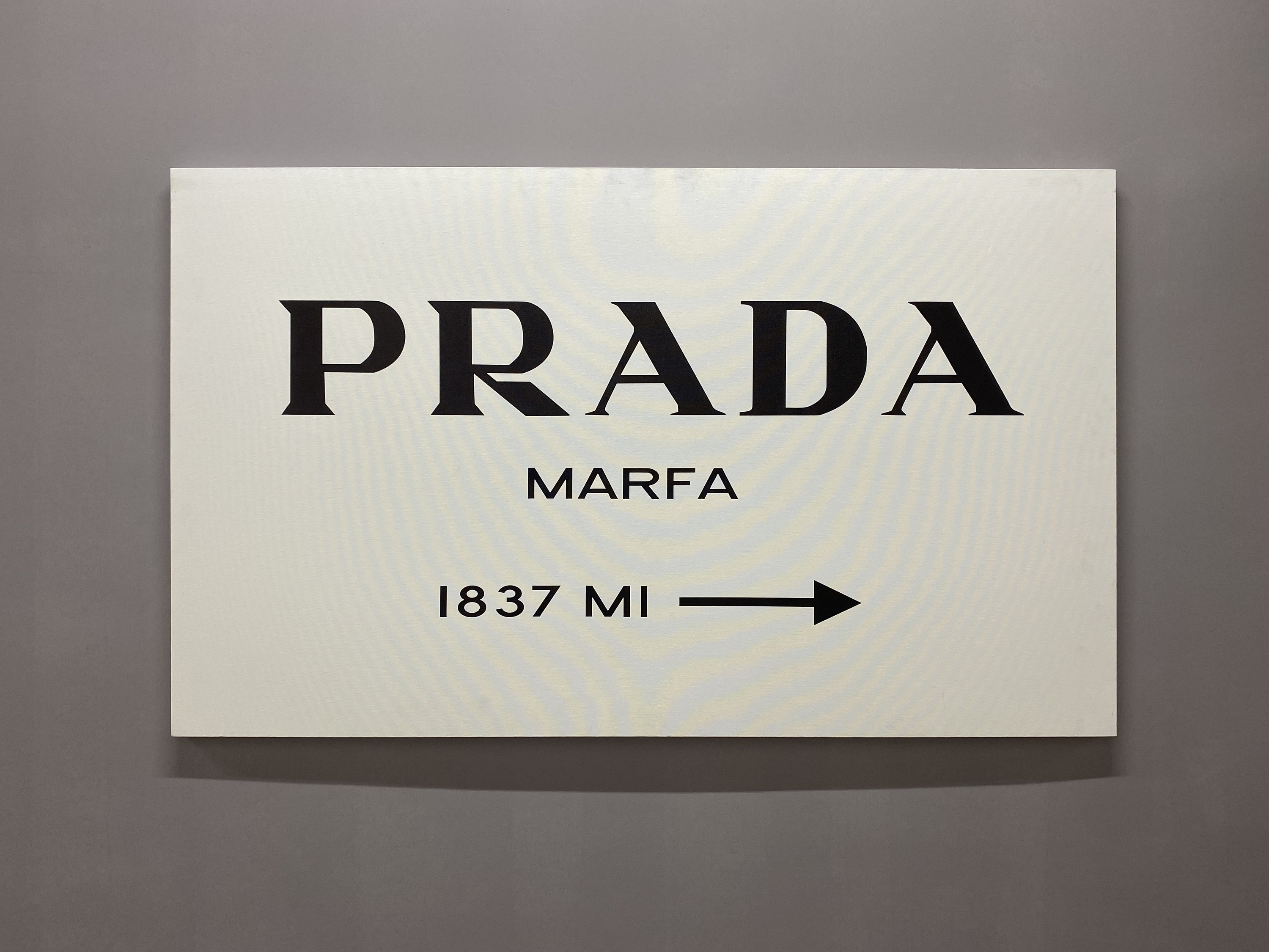 Prada Marfa ❤️ tableau seulement banane impression sur toile pro82