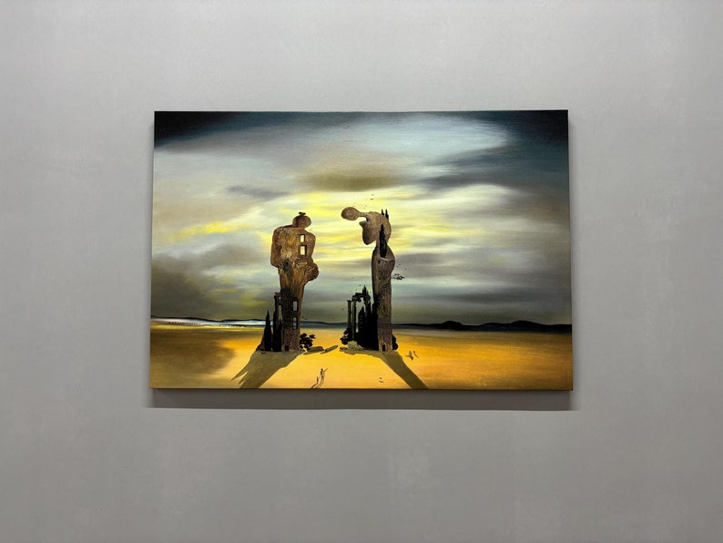 Salvador Dali Glass Decor, Archeological Reminiscence Millet's Angelus