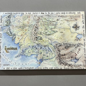Map Canvas, Wall Art Prints, Wall Art Glass, Gollum Printed, Poster, 3D Canvas, Room Decor Canvas Print,