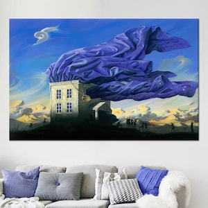 Vladimir Kush Art: Surreal Home Canvas Print, Abstract Decor