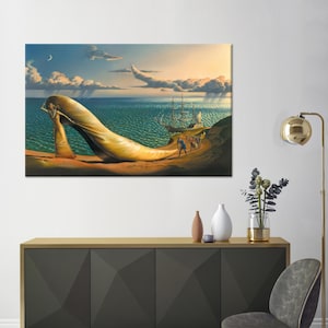 Vladimir Kush Canvas Print: Surreal Seascape Art