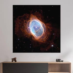 Galaxy Canvas Decor, Framed Wall Art, Starry Sky 3D Canvas, Landscape Canvas, Space Wall Hanging, Personalized Gift, Tempered Glass Art