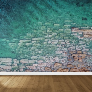 Seascape Wallpaper: Ocean View Wall Mural, Peel and Stick