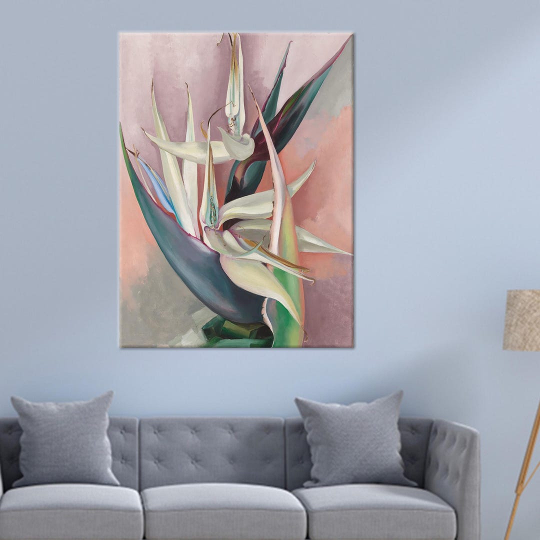 Georgia Abstract Georgia O'keeffe Abstract Art: Modern Surrealist Canvas Print - Etsy