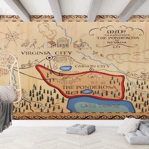 Best Movie Map Digitales Papier, Map Wandkunst, Best Movie Wandtattoos, Wallpaper Bordüre, Film Wanddruck, Wandtattoos Wandbilder, Vintage Map Art