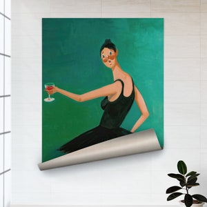 Kanye West Ballerina Tempered Glass Canvas Art - Modern Wall Decor ROLLED POSTER