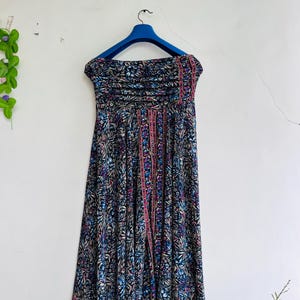 Boho Silk Wide Leg Palazzo Pants: Flowy Bohemian Style