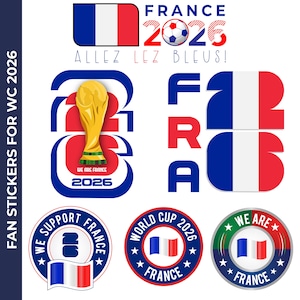 France Soccer Vector Bundle: Mbappe, World Cup Graphics (AI & PNG Files) image 2