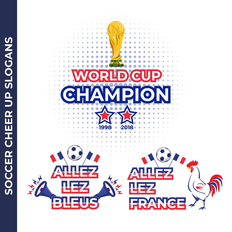 France Soccer Vector Bundle: Mbappe, World Cup Graphics (AI & PNG Files) image 6
