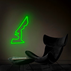 Circuit of the Americas USA Neon Sign, F1 Track Neon, Verjaardagscadeau, USA F1 Track Sign, Wall Decor, The Official Home of Formula 1 Racing