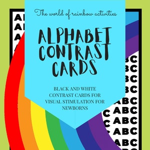 Alphabet Contrast Cards
