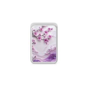Porte-cartes magnétique 3D Sakura Bloom Magsafe Wallet pour iPhone 16, iPhone 14, iPhone 13 Pro, 12 Mag Safe