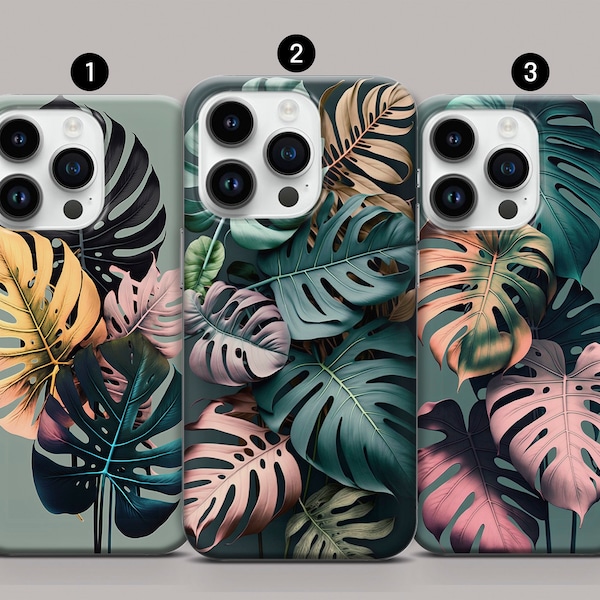 Tropical print case cover main image 1