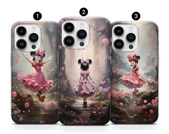 Minnie Mouse-hoesje, cartoonhoesje, Disney-hoesje iPhone 14, 13, 12, 11, XR, XS, 8+, SE, 7 en Samsung S10, A73, S21FE, A13, A52 - Google Pixel