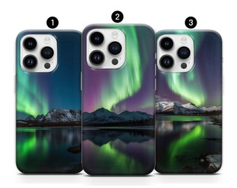 Northern Lights Phone Case Aurora Galaxy Cover Fit iPhone 14, 13