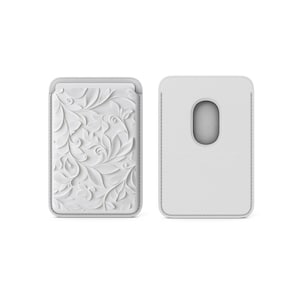 Porte-cartes magnétique 3D Flowers Wallet Magsafe pour iPhone 16, iPhone 14, iPhone 13 Pro, 12 Mag Safe