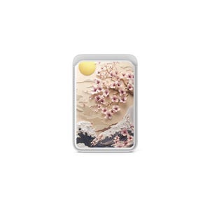 Porte-cartes magnétique 3D Sakura Flowers Magsafe Wallet pour iPhone 16, iPhone 14, iPhone 13 Pro, 12 Mag Safe