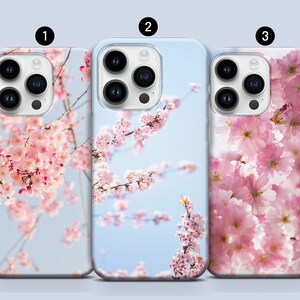 桜の携帯電話ケースカバーは、iPhone 14 Pro Max、13、12、11、XS、XR、SE 2020、6/7 Plus、Samsung Galaxy S21 Ultra、Note 10に適合します。