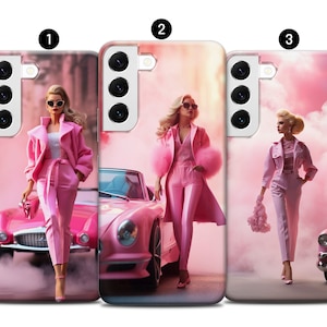 Puppen Handyhülle, Pink, 13, 12, 11, iPhone 14, 13, 12, 11, XR, XS, 8+, SE, 7 und Samsung S10, A73, S21FE, A13, A52 - Google Pixel